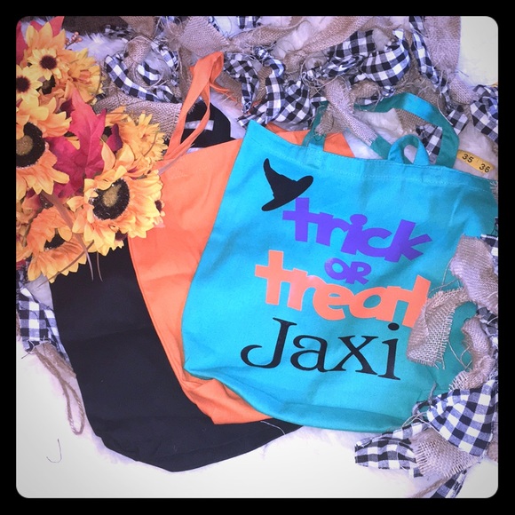 trick or treat personalized & ready& shipped 1 day - Picture 2 of 8